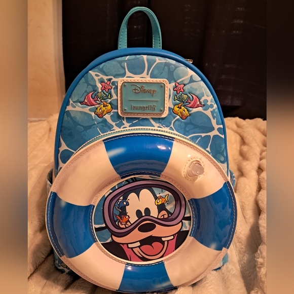 Loungefly Other - New With Tags Loungefly Disney Goofy Floatie Mini Backpack Exclusive